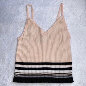 Multicolor cropped tank